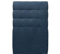 Tete de lit Capitonnée Tissu Bleu L 90 cm - Ep 10 cm rembourré Bleu océan G