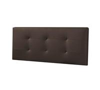 Tête de lit Carla 140x60 cm Chocolat, rembourrée de Mousse