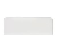 Tête de lit CELEST 160, Rembourrée, Fixation murale, Design arrondi moderne, Pour lit 160 cm ou moins, Blanc