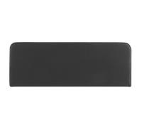 IDIMEX Tête de lit Celest 160, Rembourrée, Fixation Murale, Design Arrondi Moderne, pour lit 160 cm ou Moins, Noir