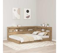 Tête de lit de rangement avec étagère Bois d'ingénierie moderne chambre vidaXL v