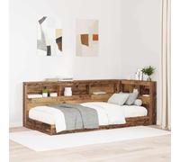 Tête de lit de Rangement Bois Ancien, 100 cm, Bois d'ingénierie Durable, avec Station de Charge Intégrée, Grande Capacité pour Chambre Moderne