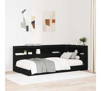 Tête de lit de Rangement Chêne Noir 80 cm, Bois d'ingénierie Durable, avec Station de Charge Intégrée, Grande Capacité, pour Chambre Moderne