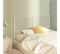 Tête de lit de remplacement Métal Blanc 166x3x90 cm vidaXL