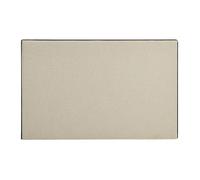 Vente-unique - Tête de lit déhoussable 150 cm - Coton et Lin - Beige et Noir - CHESMA