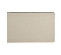 Tête de lit déhoussable 180 cm - Coton et lin - Beige et noir - CHESMA