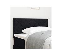 Tête de lit Design Blocs de Diamant Noir 90 cm Tissu 42007217