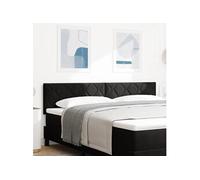Tête de lit vidaXL Design Blocs Diamant Noir 180 cm Velours 42007276 Noir