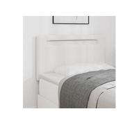 Tête de lit Design simple Blanc pur 90 cm Cuir synthétique 42007294