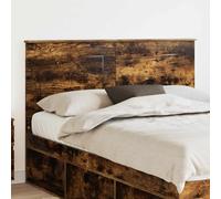 Tête de lit en Bois d’ingénierie chêne fumé, Design Mural à Hauteur réglable, Dimensions 143 x 7 x 100 cm, Style Moderne et Gain de Place pour Chambre, tête de lit Seul