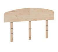 Tête de lit en bois massif de pin - AKOZON - Classique - Intemporel - Marron - 140 cm