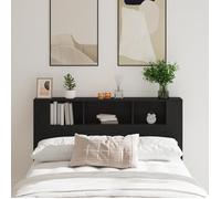 vidaXL – Tête de lit Chêne noir 160×19×104,5 cm – Bois d'ingénierie 862759