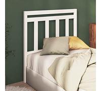 Tête de Lit en Pin Massif avec Design Élégant pour Cadre de Lit Spécifique, Finition Résistante à l'huile ou Cire, Décor Chambre Adulte Moderne et Style Rustique Naturel