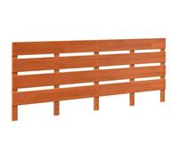 Tête de lit en pin massif - vidaXL - Brun cire - 200x80 cm - Style minimaliste - Assemblage facile