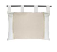 Tête De Lit En Pur Coton Lavé 45x70 Cm Elena, Par Soleil D'ocre