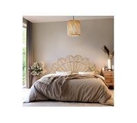 Tête de lit en rotin bohème coloris naturel 160 cm - TL83002