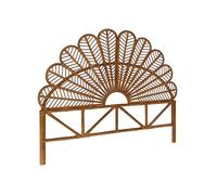 Tête de lit en rotin foncé L 140 x P6 x H115cm