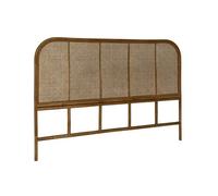 sweeek - Tête de lit en rotin foncél et cannage. L 160 x P3 x H110cm