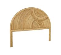 Tête de lit en rotin naturel. bois clair. bohème. L140 x P4.5 x H115cm