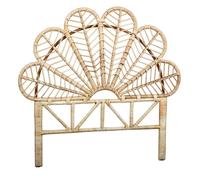 Tête de lit en rotin naturel Sola Sommier 90 cm