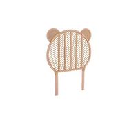 sweeek - Tête de lit en rotin pour Chambre Enfant. Nias 90 x 100cm. Coloris Naturel/Rose
