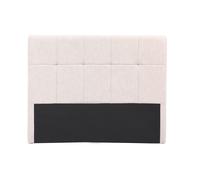 Tête de lit en tissu beige crème L160 cm CLOVIS