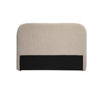Tête de lit en tissu effet velours texturé beige L169 cm ALANIS
