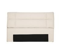 Tête de lit en tissu texturé beige L160 cm HONO