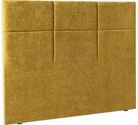 Tête de lit Epéda Carré Chic 160x120 Chenillé Ocre Orange