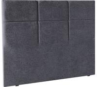 Tête de lit Epéda Carré Chic 160x120 Chiné Gris Urbain
