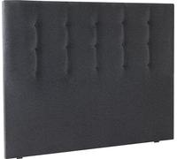 Tête de lit Epéda PRESTIGE 160x120 Jersey Gris Foncé