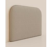 Tête de lit Galbée 180 cm - Gris - Accueil moelleux - Design italien - Garantie 5 ans - Tediber