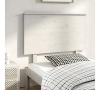 Tête de Lit Gris 104x6x82,5 cm Bois Massif de Pin Meuble de Chambre vidaXL