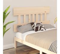 Tête de Lit Gris 143,5x3x81 cm Bois Massif de Pin Meuble de Chambre vidaXL