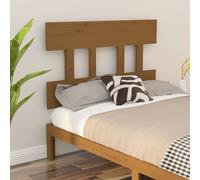 Tête de Lit Gris 143,5x3x81 cm Bois Massif de Pin Meuble de Chambre vidaXL