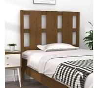 vidaXL Hoofdbord 205,5x4x100 cm massief grenenhout honingbruin818013 Marron G