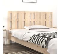 Tête de Lit Gris 145,5x4x100 cm Bois Massif de Pin Meuble de Chambre vidaXL