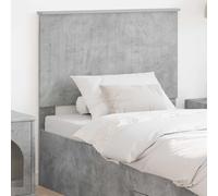 Tête de lit Gris béton 90 cm en Bois d'ingénierie, Design Moderne Minimaliste, Soutien Confortable pour Chambre contemporaine, Facile à Assembler et Entretenir