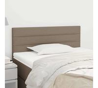 Hoofdbord 80x5x78/88 cm stof taupe346106