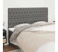 Tête de Lit Gris Clair 100x7x118/128 cm Tissu Meubles de Chambre vidaXL
