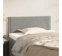 Têtes de Lit Gris Foncé 200x5x78/88 cm Velours Meubles de Chambre vidaXL