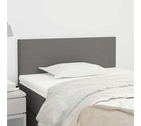 vidaXL Hoofdbord 100x5x78/88 cm stof donkergrijs345765 Gris foncé G