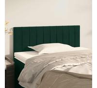 vidaXL Hoofdbord 80x5x78/88 cm fluweel donkergroen346211 Vert G
