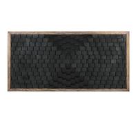 Tête de lit - HOME ESPRIT - Marron/Noir - Bois de manguier - 160 x 80 cm - Contemporain