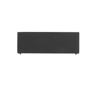Tête de lit KLAO 160 sur pieds, en tissu - Noir Noir