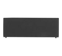 IDIMEX Tête de lit KLAO 160 rembourrée, en Tissu Polyester pour lit 160 cm, sur Pieds en Plastique, Noir