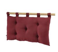 Tête de lit L’Effet Papillon® - Coussin Tete lit en Gaze de Coton 80 x 50cm [ Têtes de lit pour Adulte ] (Bordeaux)
