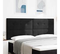 Tête de lit LED avec bandes LED Velours moderne chambre réglable Cadre vidaXL vi