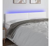 Tête de Lit LED Classique en Similicuir avec Éclairage RGB Réglable, Support Dorsal Ergonomique et Bande LED Découpable pour Chambre Adulte, Design Moderne et Élégant