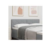 Tête De Lit Led Vidaxl Design Blocs En Diamant Gris Clair 144 Cm Tissu, Tête De Lit Vidaxl Design Blocs En Diamant Gris Clair 140 Cm Tissu